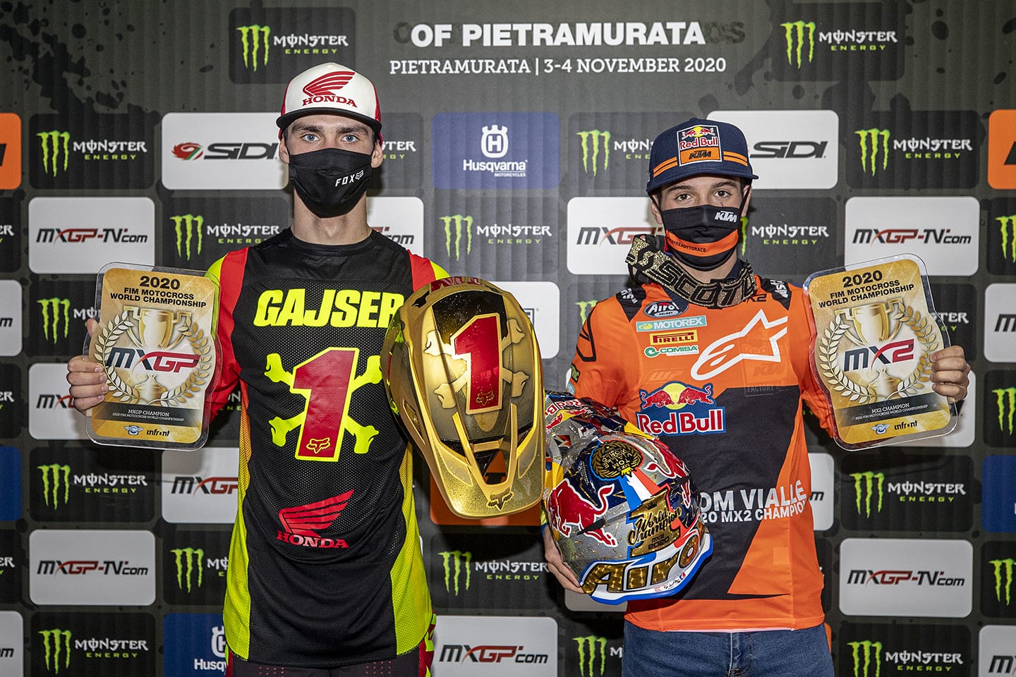 FIM Motocross-Weltmeisterschaft 2020 in Pietramurata 3 - Vorschau - Tim Gajser und Tom Vialle