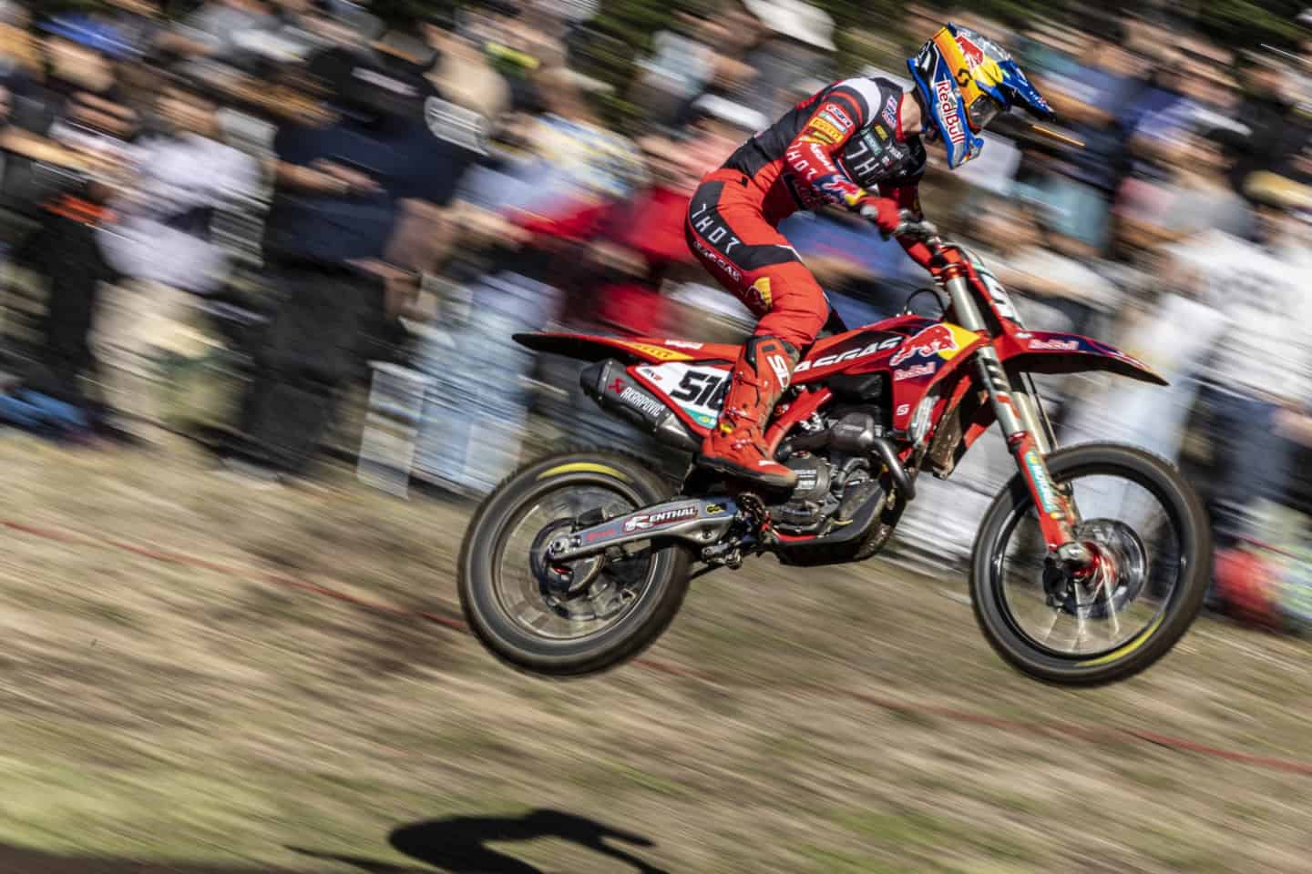 FIM Motocross-Weltmeisterschaft 2023 in Villa La Angostura - MX2 Wertungsrennen 2 - Simon Längenfelder