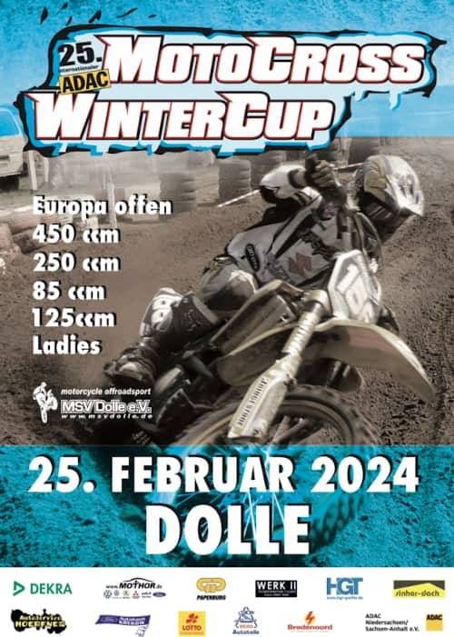 25. Int. ADAC Motocross-Wintercup in Dolle - Vorschau