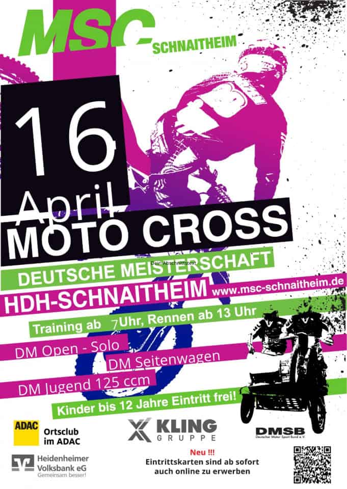 Deutsche Motocross-Meisterschaft 2023 in Schnaitheim - Vorschau