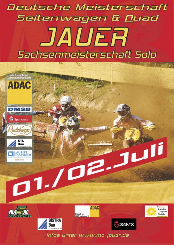 Motocross-Landesmeisterschaft Sachsen 2023 in Jauer - Vorschau