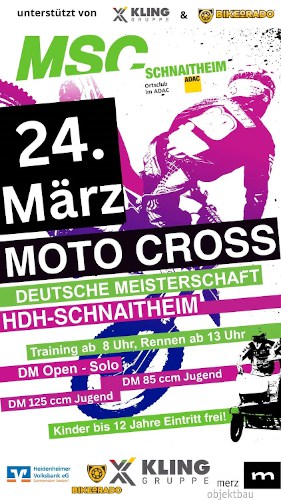 Deutsche Motocross-Meisterschaft 2024 in Schnaitheim - Vorschau