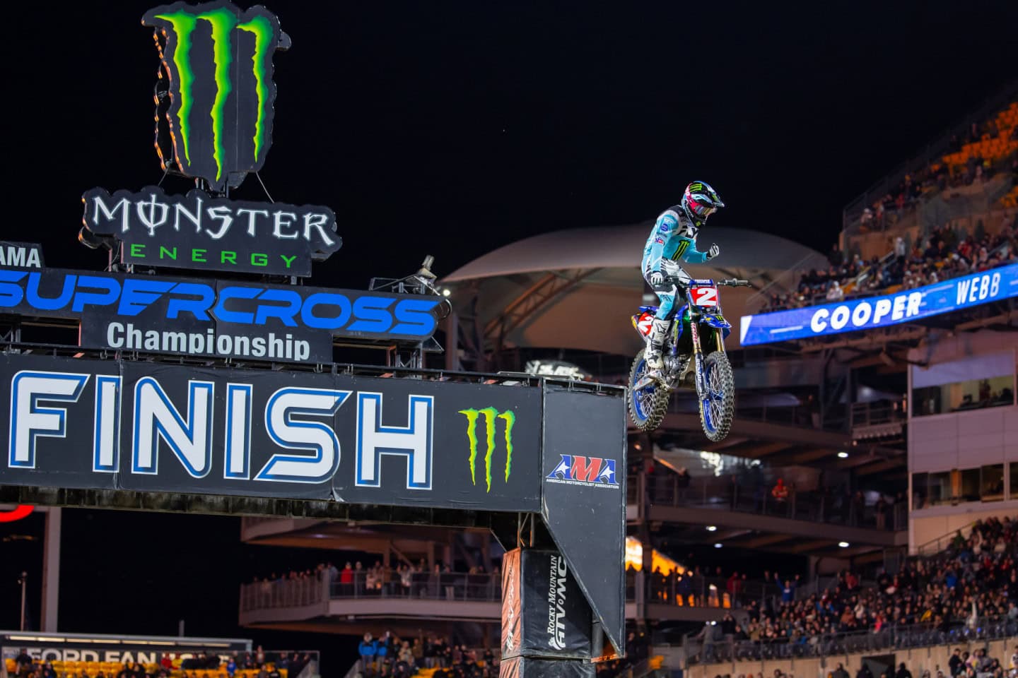 Cooper Webb trotzt dem Druck in Pittsburgh