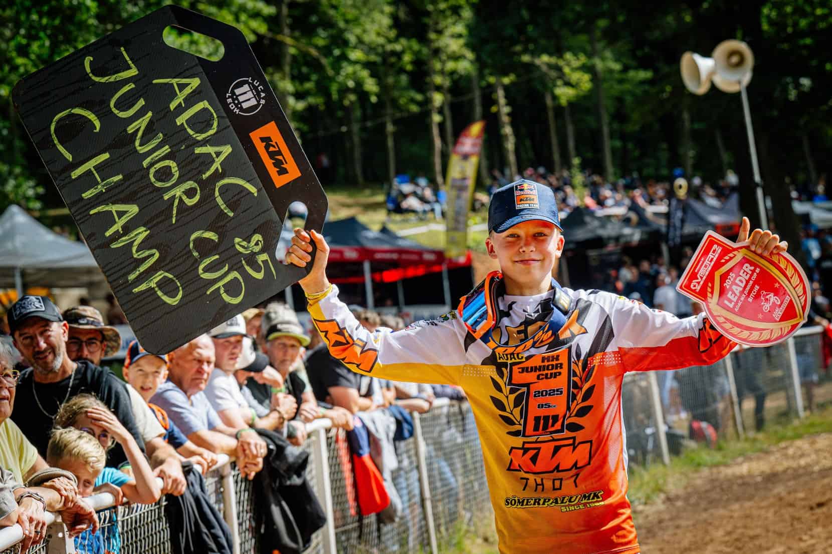 Lucas Leok ist der ADAC MX Junior Cup 85-Champion 2025