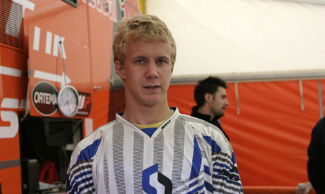 Der junge Norweger Even Heibye vertrat die KTM Scott Racing-Farben in der MX2-Kategorie