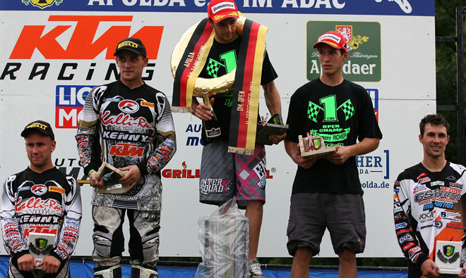 Siegl und Heidecke auf dem Podium