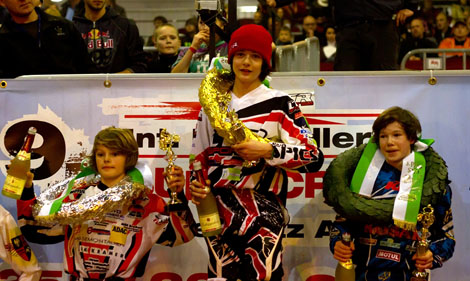 Erneut ganz oben auf dem SX3-Tagespodium Leon Armin Delekat.