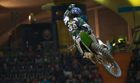 Kann Matt Goerke auch in Dortmund so triumphieren, stehen seine Chancen auf den SX1-Gesamtsieg im ADAC SX-Cup nicht schlecht