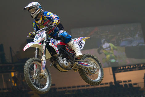 Dominique Thury gehört zu den zwei deutschen Fahrern, die um einen Platz in den Top 5 der SX2-Gesamtwertung kämpfen