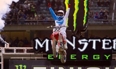 Erster Finalsieg der Saison 2012 für Chad Reed in Los Angeles.