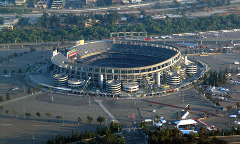 Das Qualcomm Stadium von San Diego, Kalifornien.