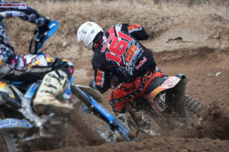 Sarholz-KTM-Pilot Lars Reuther im Kampf um eine gute Platzierung.