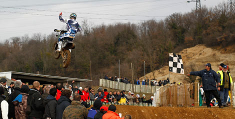 Arnaud Tonus gewann beide MX2-Wertungsläufe