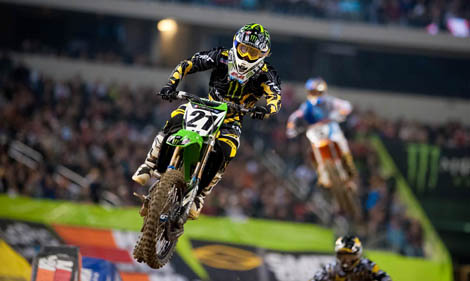 War in Arlington nur per Blockpass durch Ryan Dungey vom zweiten Platz fernzuhalten: Jake Weimer.