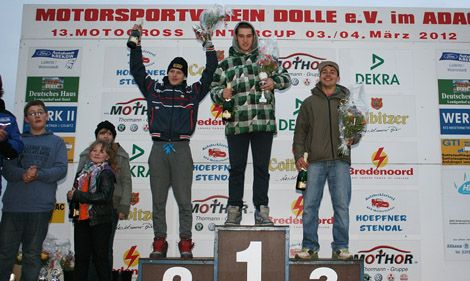 Tagespodium der MX2-Amateure