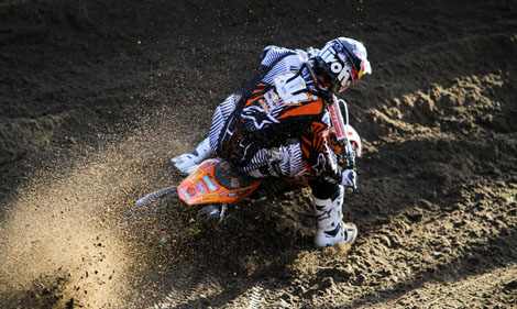 War in Halle nur durch ein defektes Rad zu stoppen: Jeffrey Herlings.