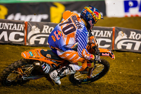Ken Roczen führte nach einem Holeshot das Fahrerfeld an.
