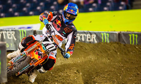 Gesundheitlich angeschlagen, lieferte Ken Roczen ein tolles Rennen ab.