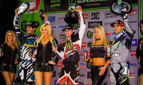 Die Top 3 von Toronto: Kevin Windham, Ryan Villoporo und Justin Brayton