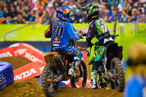 Faire Geste: Blake Baggett gratuliert Ken Roczen