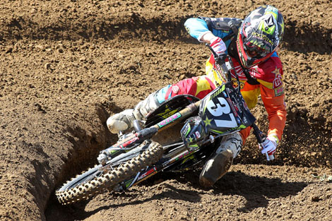 Zum zweiten Mal in Folge gab in der MX2-Kategorie Kawasaki-Pilot Valentin Teillet den Ton an.