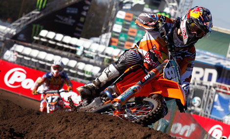 Sicherte sich mit großem Vorsprung die Pole in der MX2-Klasse: Jeffrey Herlings.