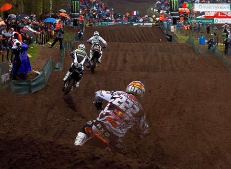 Antonio Cairoli konnte die Verfolgerperspektive nur wenige Runden lang genießen.