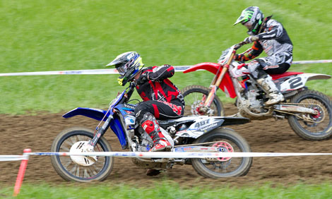 Zweikampf zwischen Romain Jacquiot und Julien Bill um die Spitze