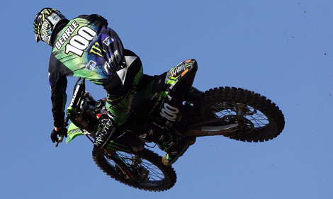 Tommy Searle setzte sich in der MX2-Qualifikation durch und rollt morgen als Erster ans Startgatter.