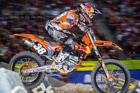 Marvin Musquin schob sich noch in der letzten Runde auf Platz zwei vor.