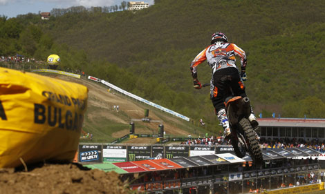 Für Jeffrey Herlings, dem Dominator von Valkenswaard, reichte es in Sevlievo am Ende nur für Rang zwei.