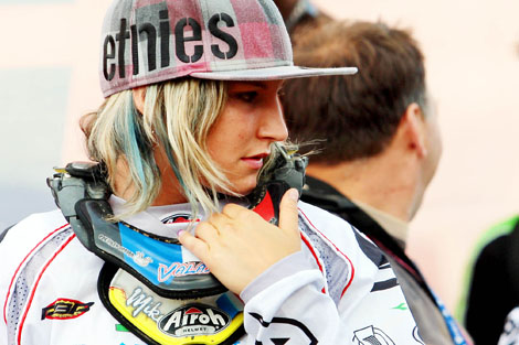 Die Vizeweltmeisterin Chiara Fontanesi gibt ein Gastspiel im ADAC MX Youngster Cup.