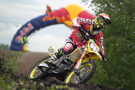 Jeremy Seewer aus der Schweiz fuhr die schnellste Rundenzeit im ADAC MX Youngster Cup.