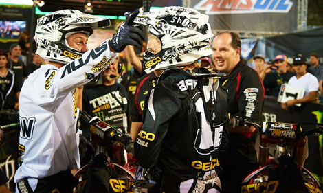 Machten den Sieg im East-West-Shootout: Eli Tomac und Justin Barcia