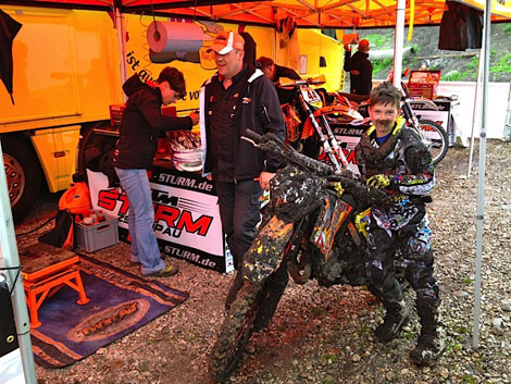 MX-Team KTM Sturm Junior-Pilot Jeremy Sydow