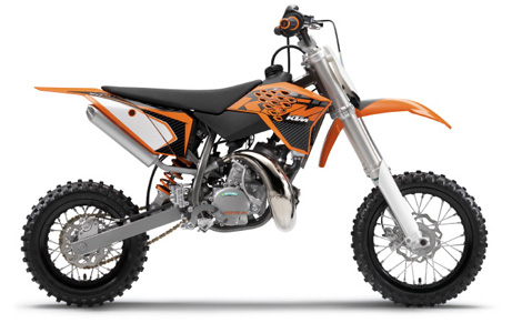 Der Kids-Einsteiger 50SX mit neuer Kupplung.