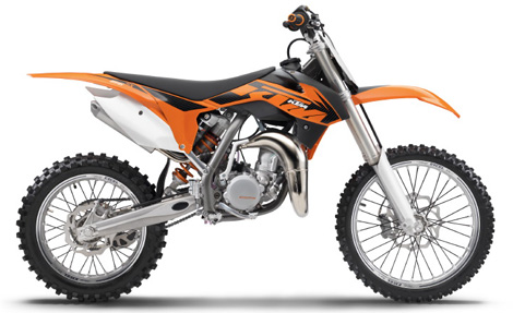 Die 85SX nun auch mit dem Bodywork der "Großen".