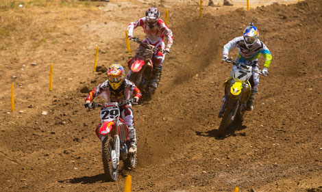 Andrew Short startete mit einem Holeshot.