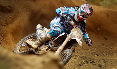 Romain Febvre wartete heute mit der zweitschnellsten Rundenzeit in der Mastersklasse auf.