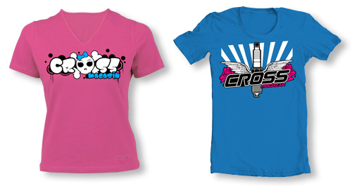 Die neuesten Shirts der CROSS Magazin-Kollektion: "Death Kitty" und "Himmelfahrt"