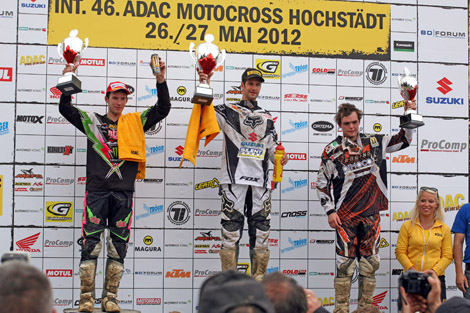 Tagessieger Marcus Schiffer auf dem Podium