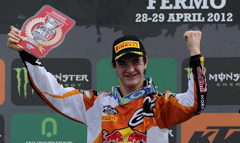 Jeffrey Herlings konnte in der MX2-Klasse drei der bisher fünf gefahrenen Grand Prix gewinnen.