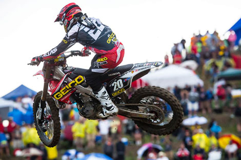 Justin Barcia gewann den ersten Wertungslauf und in SUmme mit Platz zwei im zweiten Rennen auch die Tageswertung.