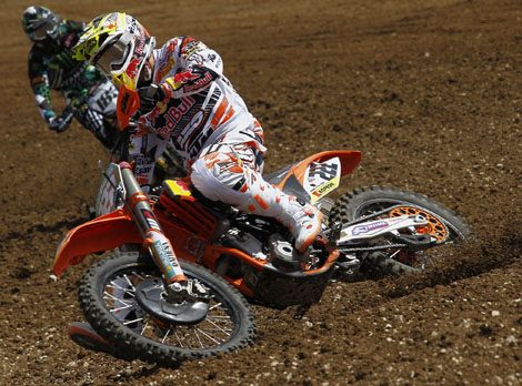 Antonio Cairoli dominierte das Renngeschehen am Sonntag fast durchgehend.