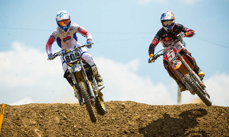 Alessi und Dungey streiten um die Führung im Fahrerfeld.
