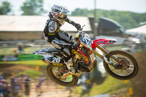 Justin Barcia gab im ersten Rennen den Ton an.