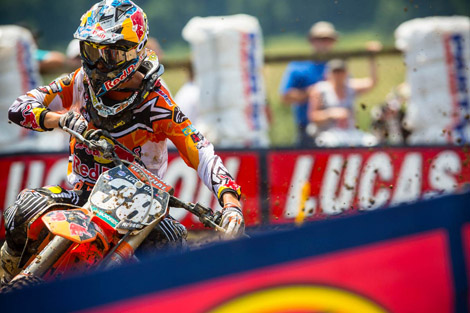 Solide Leistungen gab es vom Franzosen Marvin Musquin zu sehen.