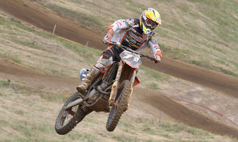 Christian Brockel behauptete die Führung in der DM MX2.