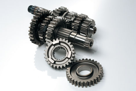 Das anders abgestimmte Getriebe der RM-Z450.