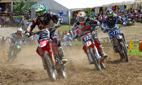 Julien Bill (#2), Valentin Guillod (#173) und Arnaud Tonus (#170) gaben in beiden Klassen über weite Strecken den Ton an.